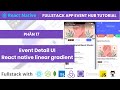 Phần 17 Event Detail | React Native Linear Gradient