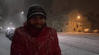 First snow Brighton 2019 | Первый снег Брайтон 2019