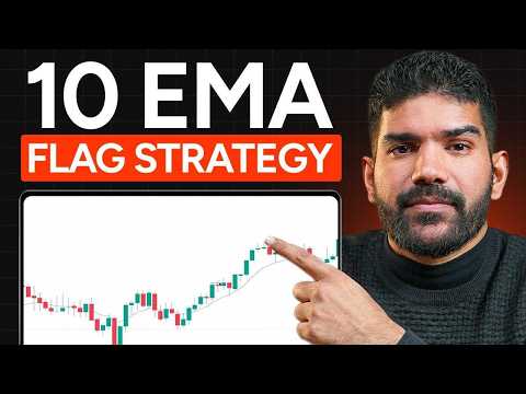 High Accuracy 10 EMA Flag Breakout Strategy for Scalpers | 1-Min Intraday Setup