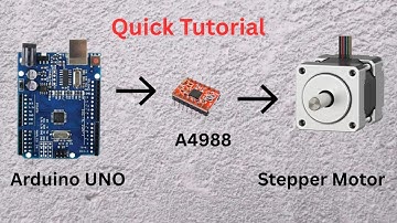 Rotating a stepper motor clockwise and anticlockwise using an A4988 driver - Arduino Project