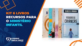 Kit 6 Livros Recursos Para o Ministerio Infantil Livrarias Familia Crista