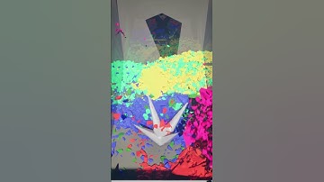 BLENDER VS PIRAMIDS in colour Chaos Destruction in Unreal Engine 5 #3d #reaction #asmr #gaming