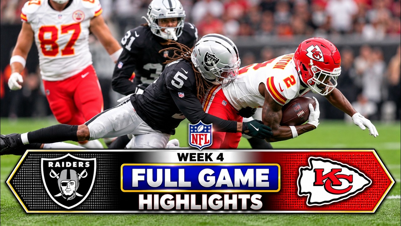 Raiders Vs. Chiefs Oc4, 2026 | FULL GAME Highlights | Week 4 NFL Season 2026