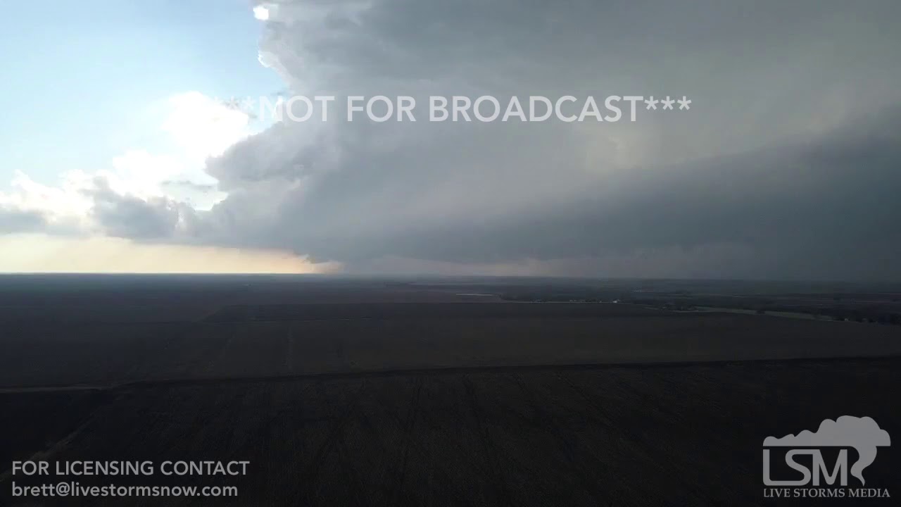 03182018 Aquila, TX Tornado Warned Supercell Aerial YouTube