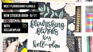 Flourishing Florals Sticker Book Flipthrough- Releases 6/11/21