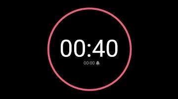 40 Second Countdown Timer / iPhone Timer Style