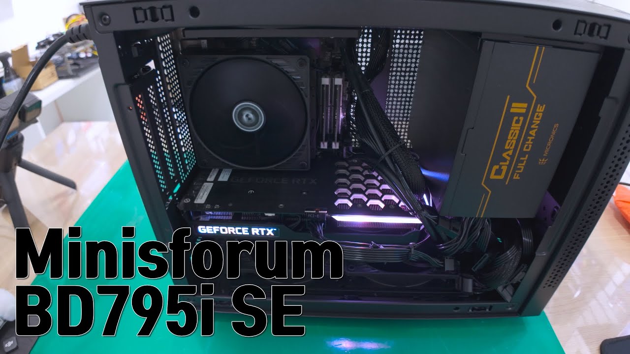 Minisforum BD795i SE MINI-ITX PC조립 - YouTube