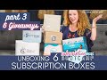 6 NEW SUBSCRIPTION BOXES in this Haul x Subscription Box Bootcamp Haul Part 3