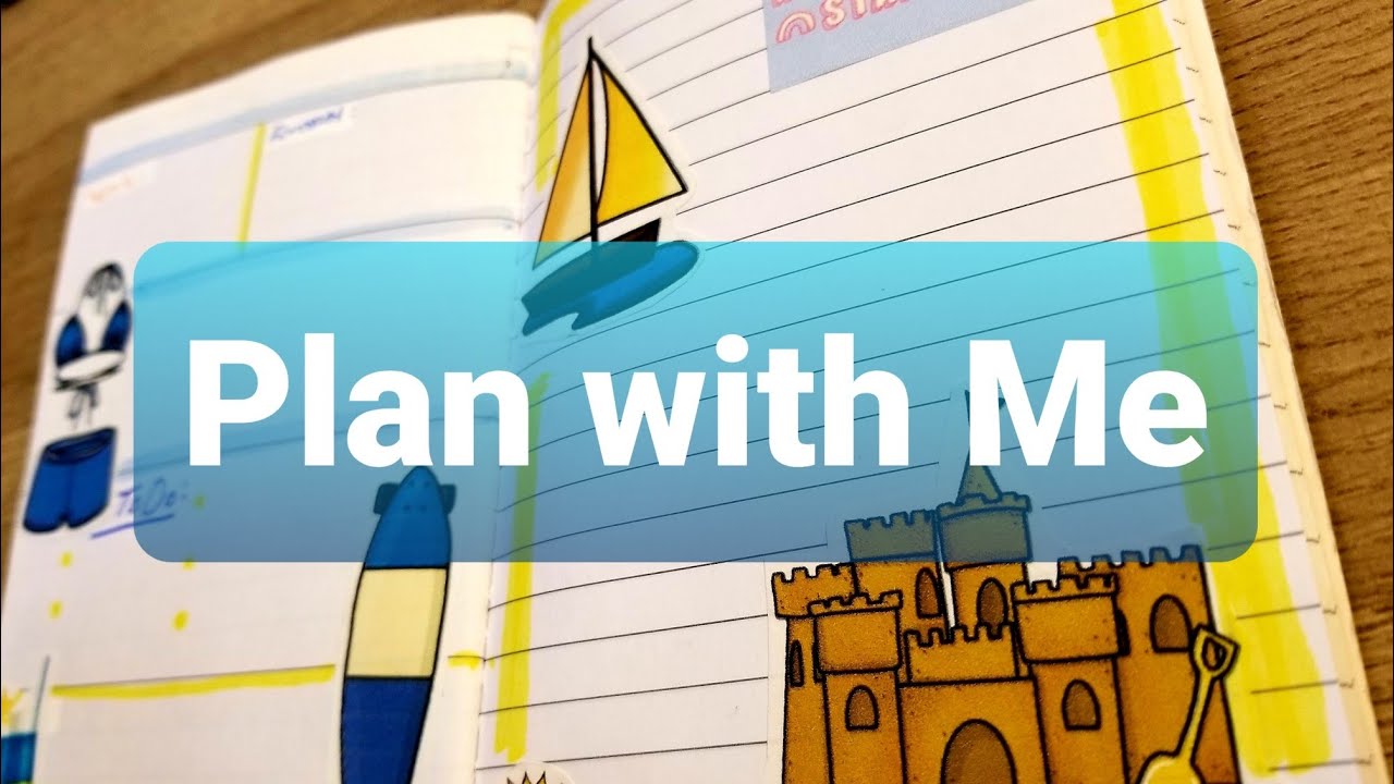 Plan With Me : Walmart Planner Summer Spread