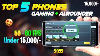 Top 5 Best 5G Gaming Phone Under 15000 In 2022 | By Default 60 Fps Pubg Bgmi