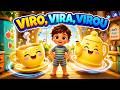 VIRO, VIRA, VIROU Remix! M&uacute;sica Infantil da Caneca e Chaleira 🫖 ☕ | Cozinha Divertida
