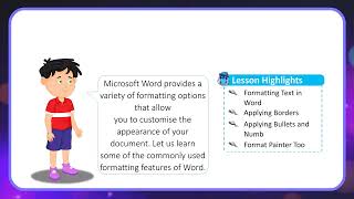 Formatting Features of MS Word 2019 II Computer Book -3 II @MaxfordPublishingCo.Mis