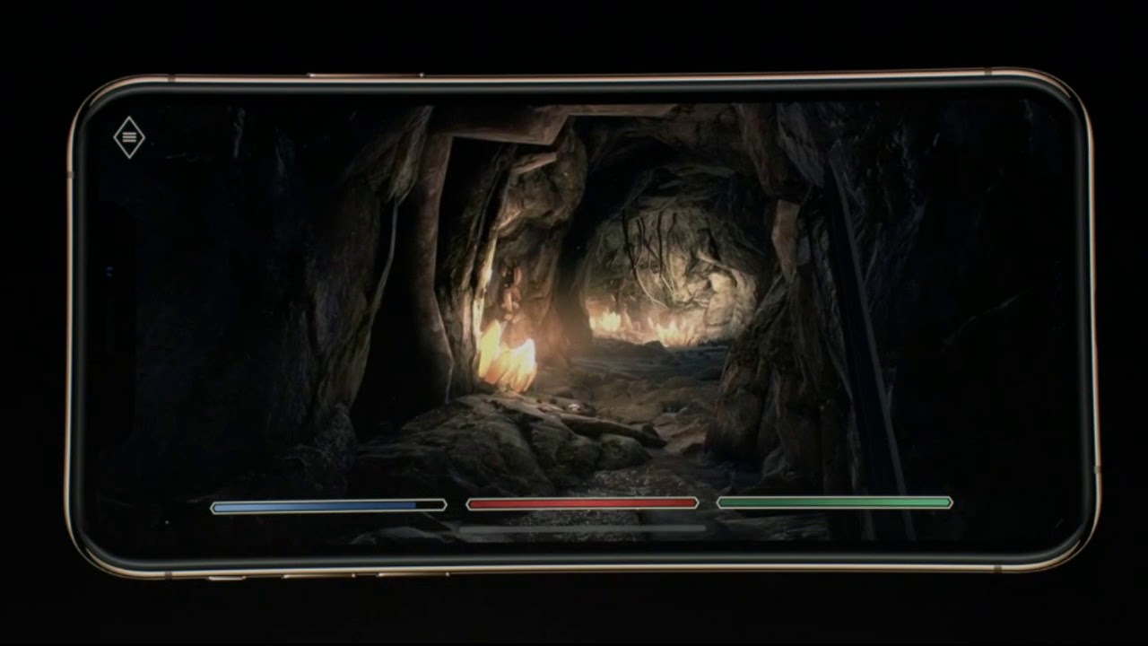 Посмотрите, как работает The Elder Scrolls: Blades на iPhone Xs Max