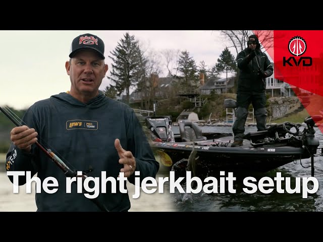 KVD's Jerkbait Tackle & Technique for maximizing action 