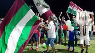 Torcedores do Fluminense em Tijucas comemoram título da Libertadores 2023