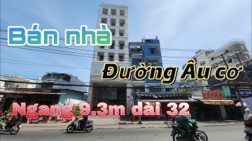 Bán nhà mặt tiền đường Âu Cơ quận Tân Bình ngang 9.3m dài 32m 1 hầm 9 lầu 