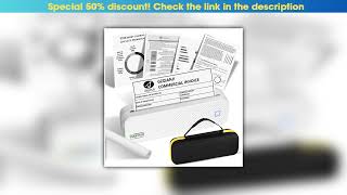 Discount Inkless Portable A4 Thermal Printer Bluetooth PDF Excel Word Document Printing Machine Pap