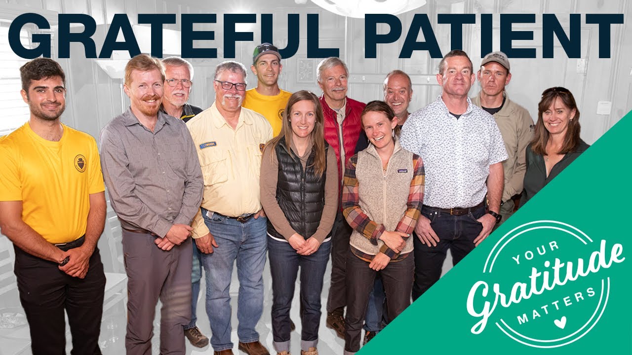 Hallie Mueller meets her rescuers