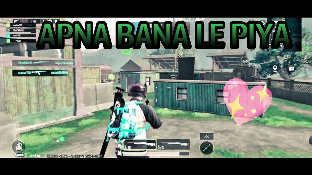 APNA BANA LE PIYA Slowed + Reverb - LOFI - PUBG MONTAGE EDIT BY JOKER 🃏 ...