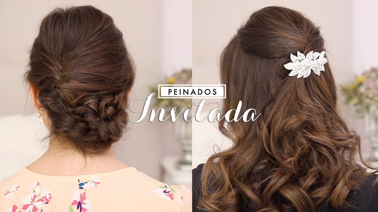 Peinados fáciles Invitada ♥ Boda, bautizo... - YouTube