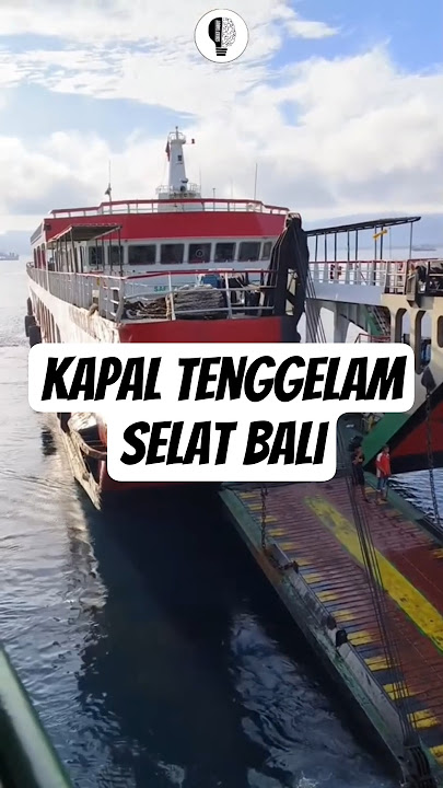 Ship sinks in Bali Strait #bali #ketapang #gilimanuk #bali strait #sinks