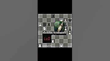 stockfish vvs Leelachesszero Leela supremacy #chess #stockfish #leelachesszero