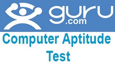 Guru.com Computer Aptitude Test Answers