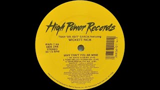 🔴 Tony Dr. Edit Garcia - Why Can't You Be Mine (Dr. Edits Club Mix) 125 BPM *1992*