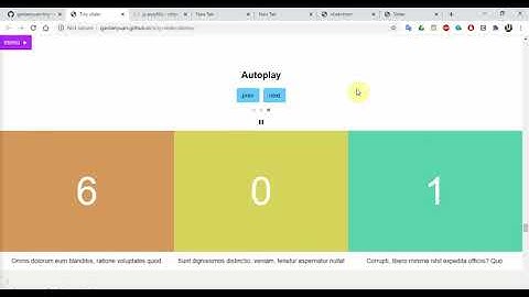 Easily creating a Slider/Carousel for Testimonial, hero slider, logo showcase etc.