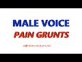 Male Voice Pain Grunts Sound Effect SFX 