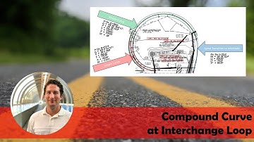 Compound Curve Example at Interchange Loop