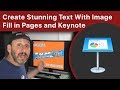 Create Stunning Text With Image Fill in Pages and Keynote