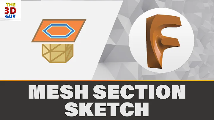How to Get a Sketch from the Cross Section of a Mesh in Fusion360