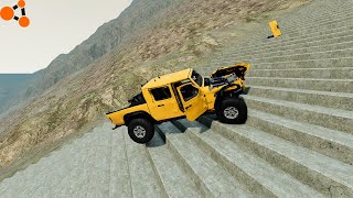 Toyota Tundra| Jeep Gladitor| Dodge Ram| Gavril D Series| Ford-F350 =Long Stairs Test🚗