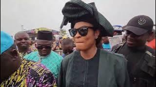 Zeynab Abib from Benin Republic permormed 'Bolojo' in Ogun State