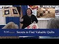 How to Find & Value Quilts at Thrift Stores by Dr. Lori