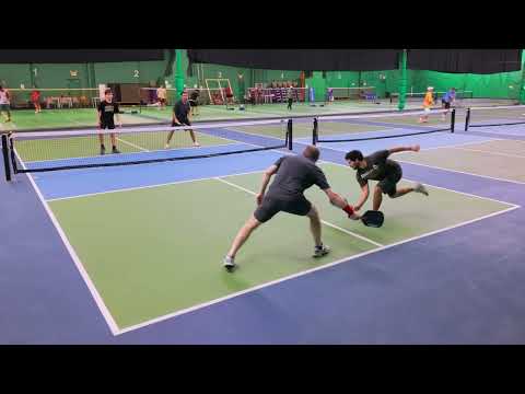 Trying Elongated Double Black Diamond against Rising Pickleball Star Ethan