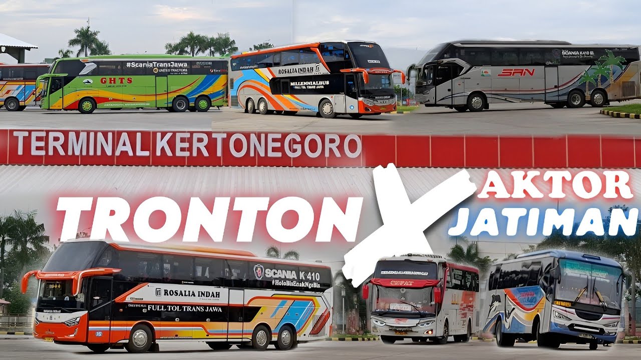 SEMUA BUS WAJIB MASUK SINI!!! HUNTING ANGKATAN SORE TERMINAL KERTONEGORO NGAWI