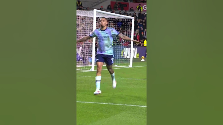 GABRIEL JESUS SCORES ARSENAL'S FIRST GOAL OF 2025!