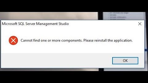 Cannot find one or more components please reinstall the application Error fix |100% fix 2021 English