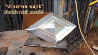Cara bending ornamen wajik dari plat ❗