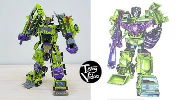 SEMBO 6 in 1 Mecha of Steel - Transformers Combiner G1 DEVASTATOR - Lego Compatible Bricks