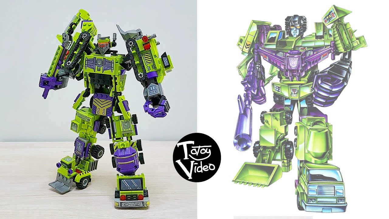 SEMBO 6 in 1 Mecha of Steel - Transformers Combiner G1 DEVASTATOR - Lego Compatible Bricks