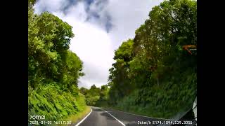 On the way to Mount Taranaki. Dashcam 2