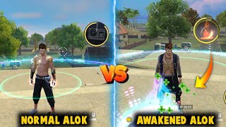 NEW AWAKENED ALOK ABILITY TEST | NORMAL ALOK VS AWAKENED ALOK - GARENA FREE FIRE