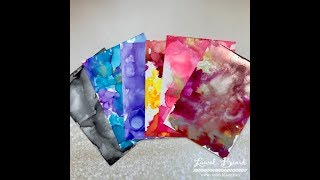 5 Basic Alcohol Inks Techniques