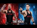 WWE 2k25 netflix edition The Rock vs John Cena Full match #gaming #wwe #fypシ #viral