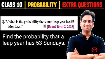 What is the probability that a non-leap year has 53 Mondays? |Find the probability that a leap year