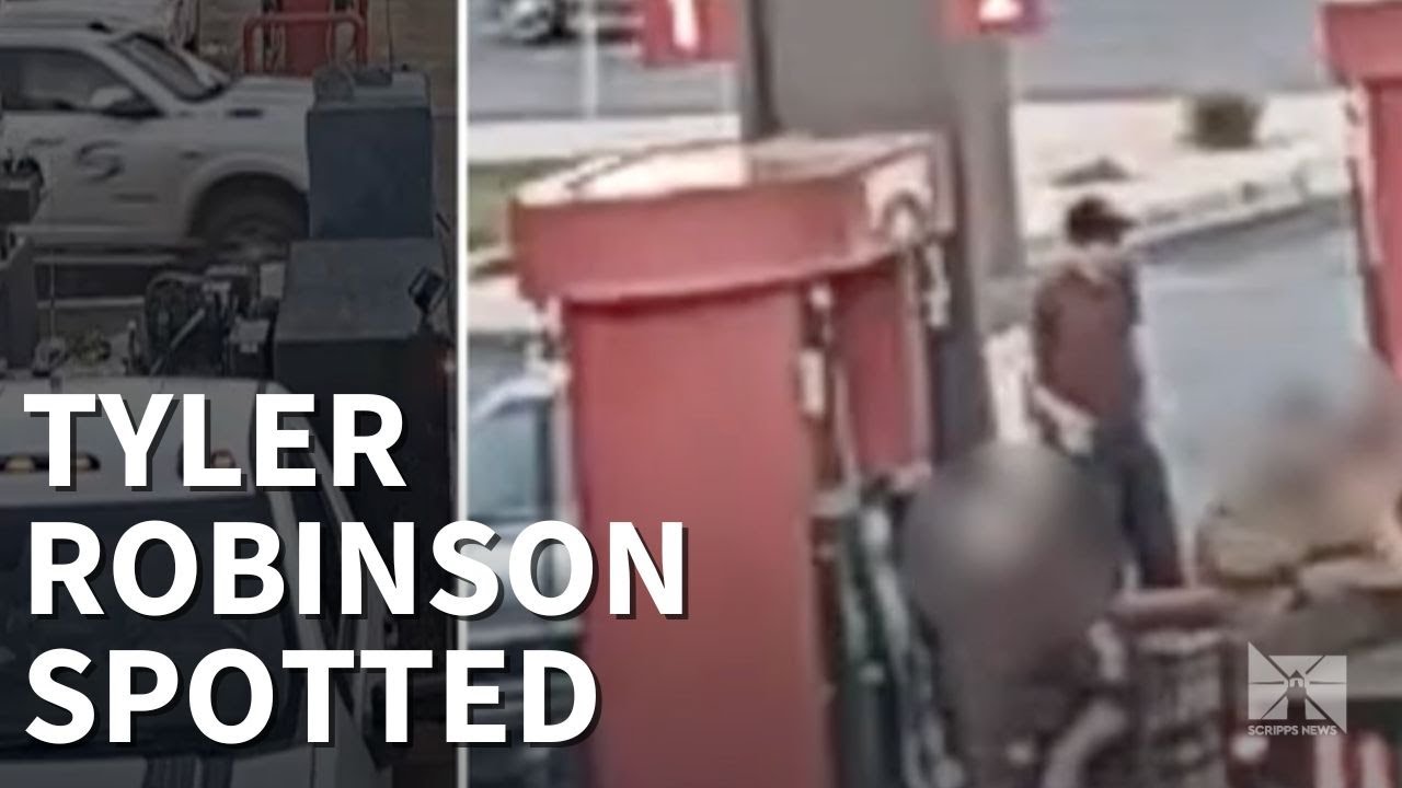 New video shows Charlie Kirk shooting suspect at gas station during manhunt