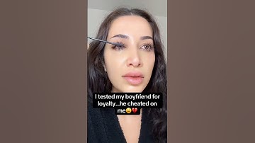 It hurts me💔#reaction #testing #loyalty #loyaltytest #boyfriend #breakup #cheating #sad #crying